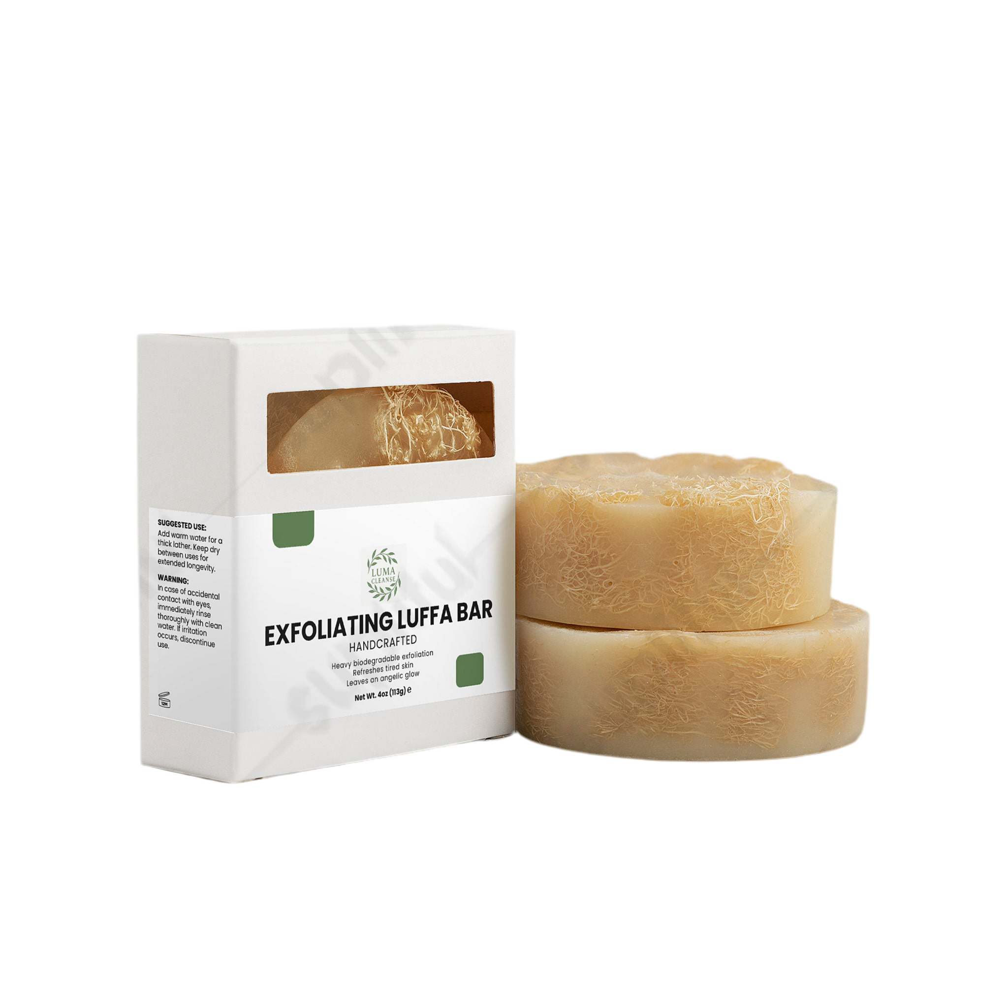 Luma Hemp Exfoliating Luffa Bar